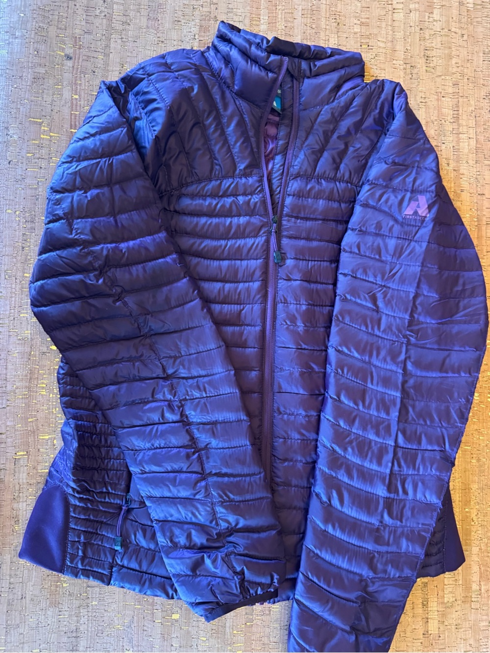 Eddie Bauer Purple Packable Quilted Jacket